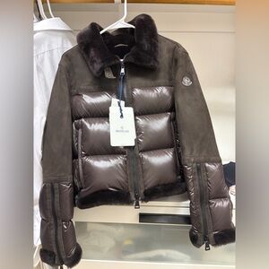 Moncler Dark Brown Quilted Jacket